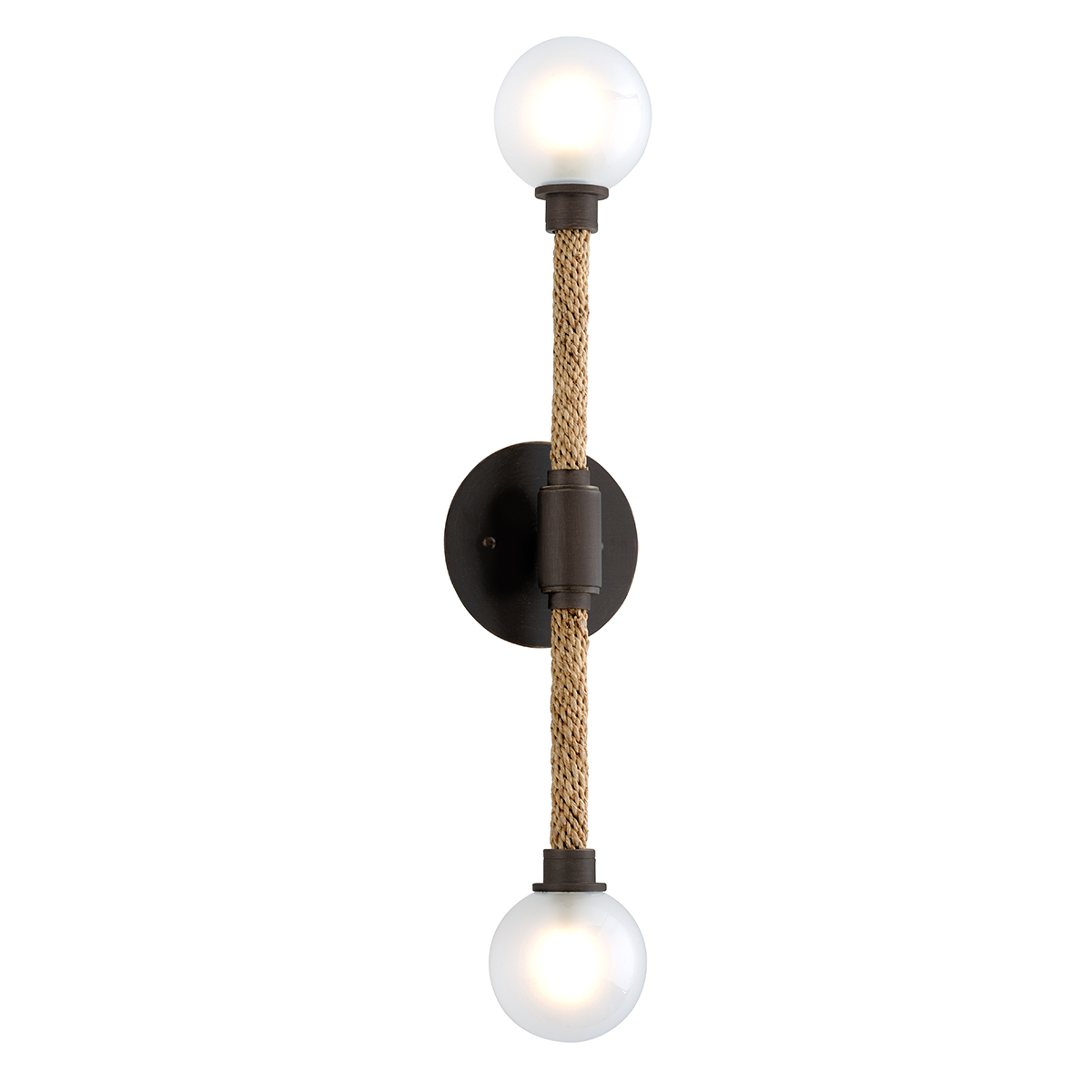Nomad Wall Sconce — a Troy wall sconce for bathrooms, hallways, and living rooms at Laurie Yapp Home.