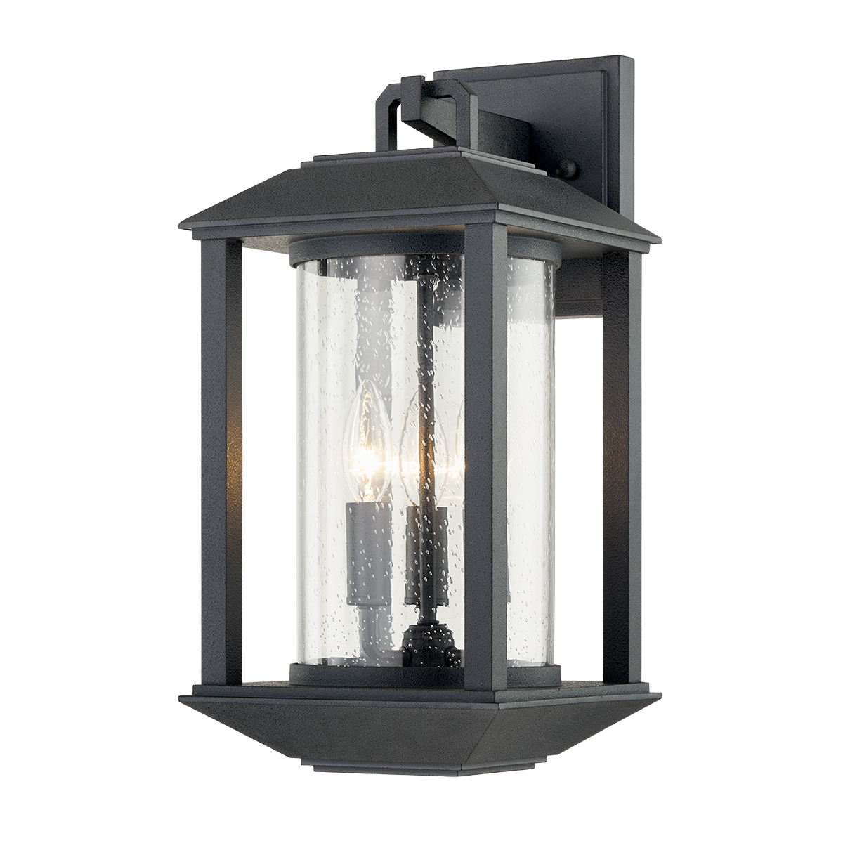 Mccarthy Exterior Wall Sconce 8.5" — a Troy wall sconce for bathrooms, hallways, and living rooms at Laurie Yapp Home.