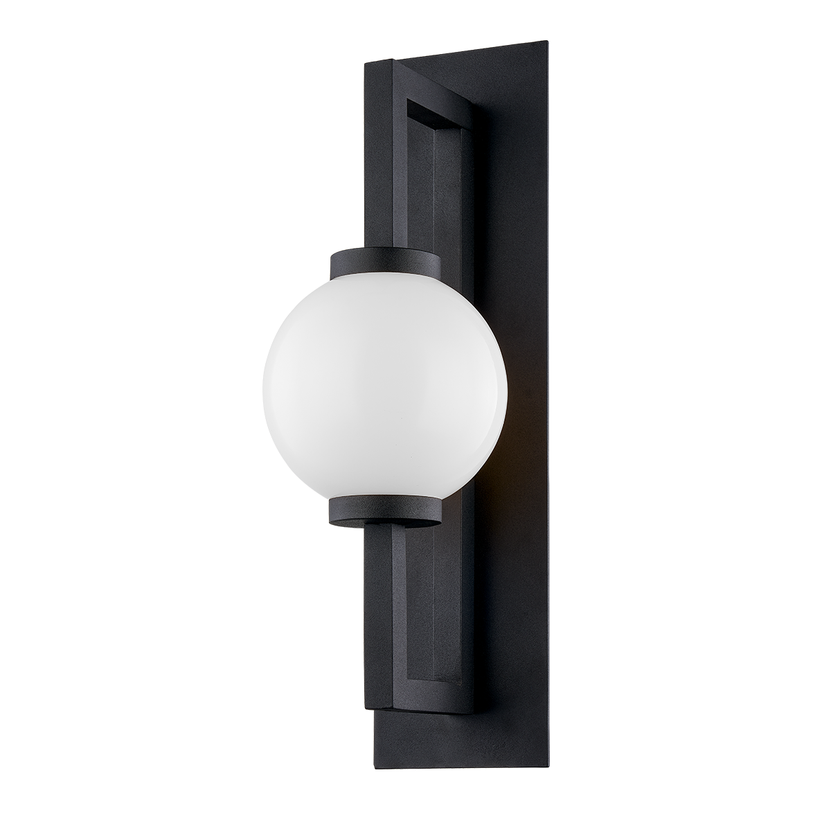 Darwin Exterior Wall Sconce 6" — a Troy wall sconce for bathrooms, hallways, and living rooms at Laurie Yapp Home.