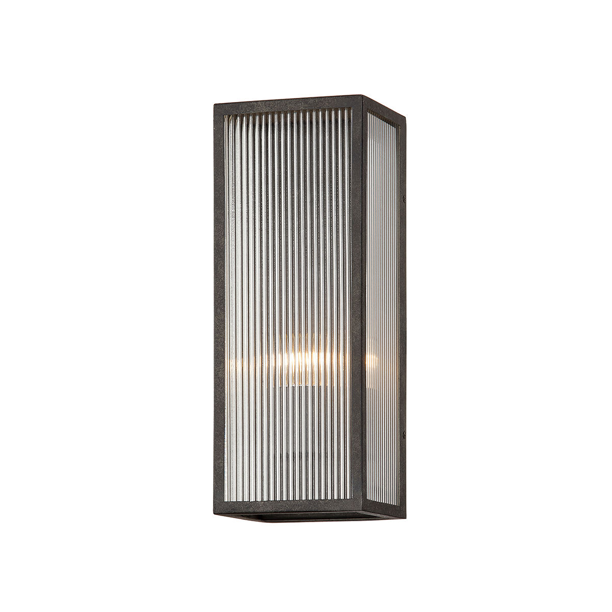 Tisoni Exterior Wall Sconce 5" — a Troy wall sconce for bathrooms, hallways, and living rooms at Laurie Yapp Home.