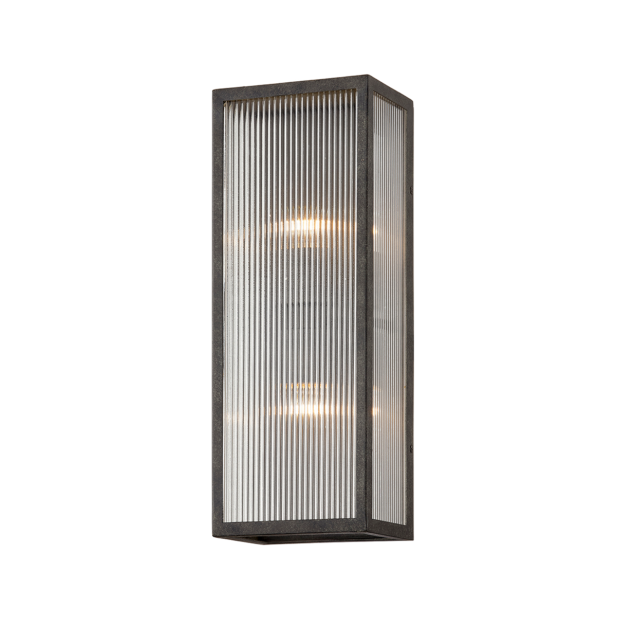 Tisoni Exterior Wall Sconce 6.5" — a Troy wall sconce for bathrooms, hallways, and living rooms at Laurie Yapp Home.