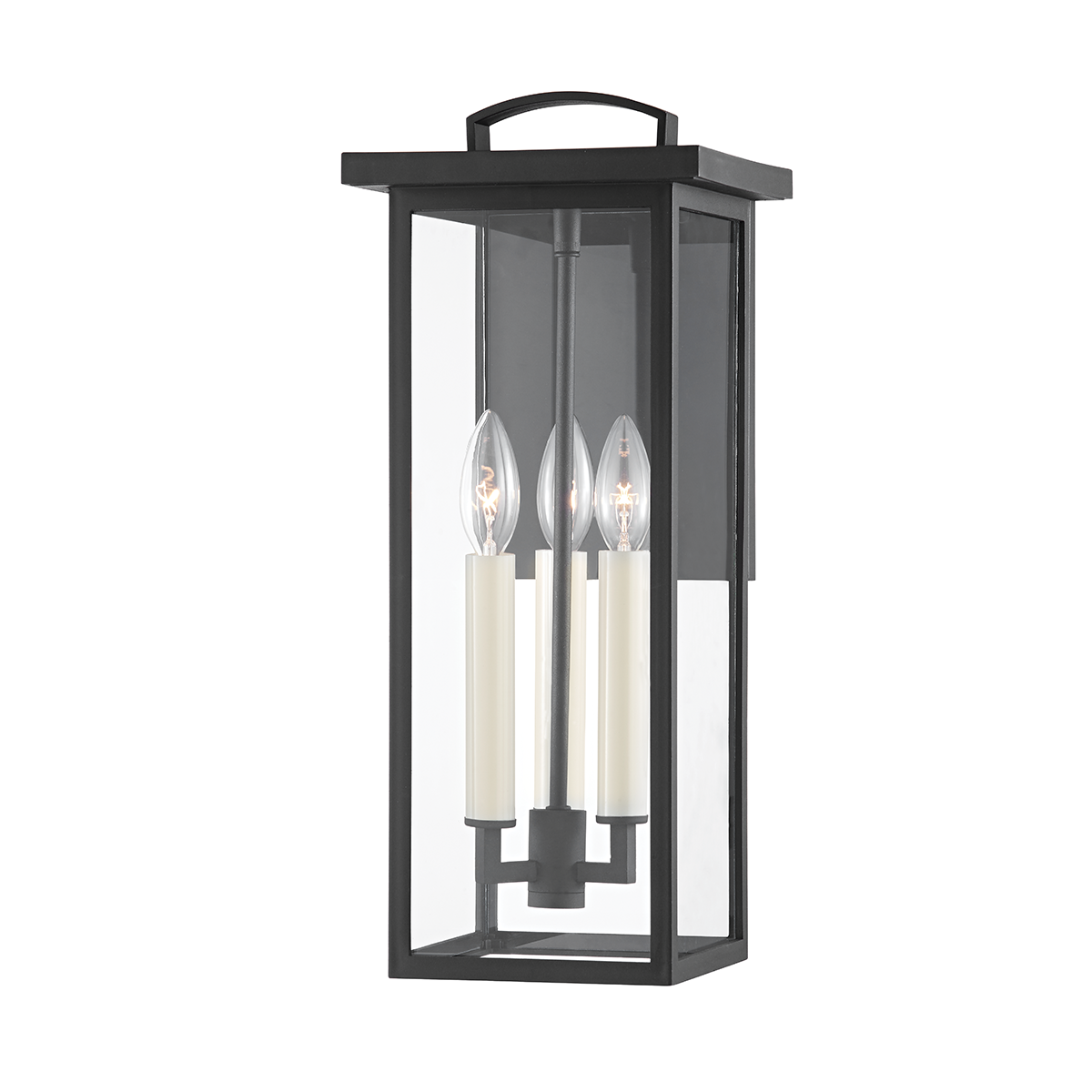 Eden Exterior Wall Sconce 7.5" x 18" — a Troy wall sconce for bathrooms, hallways, and living rooms at Laurie Yapp Home.