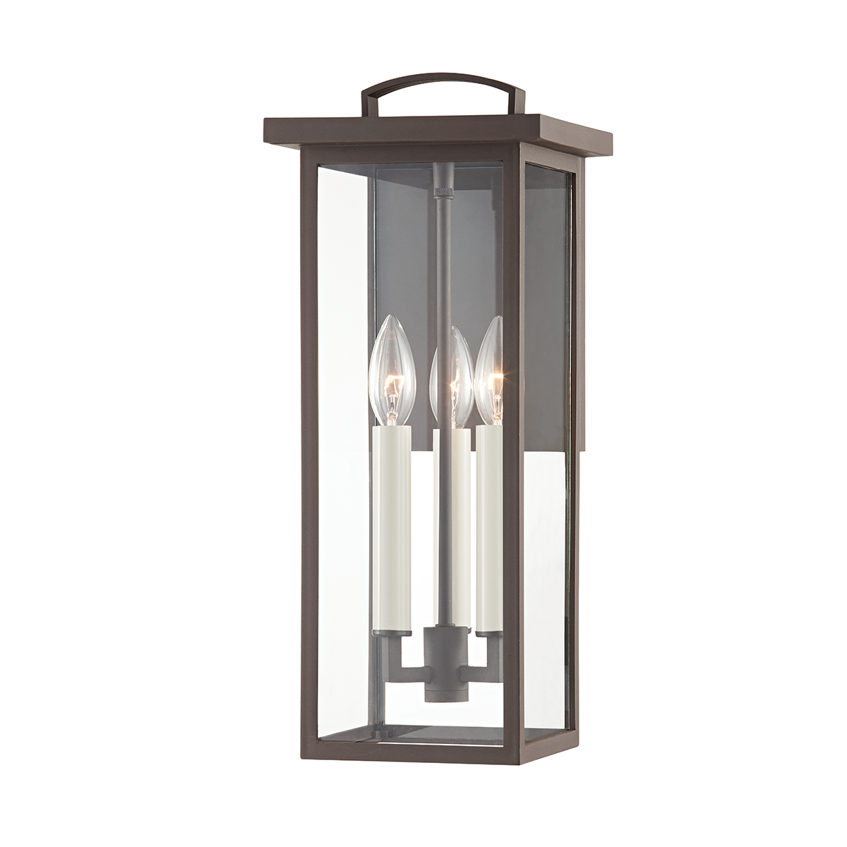 Eden Exterior Wall Sconce 7.5" x 18" — a Troy wall sconce for bathrooms, hallways, and living rooms at Laurie Yapp Home.
