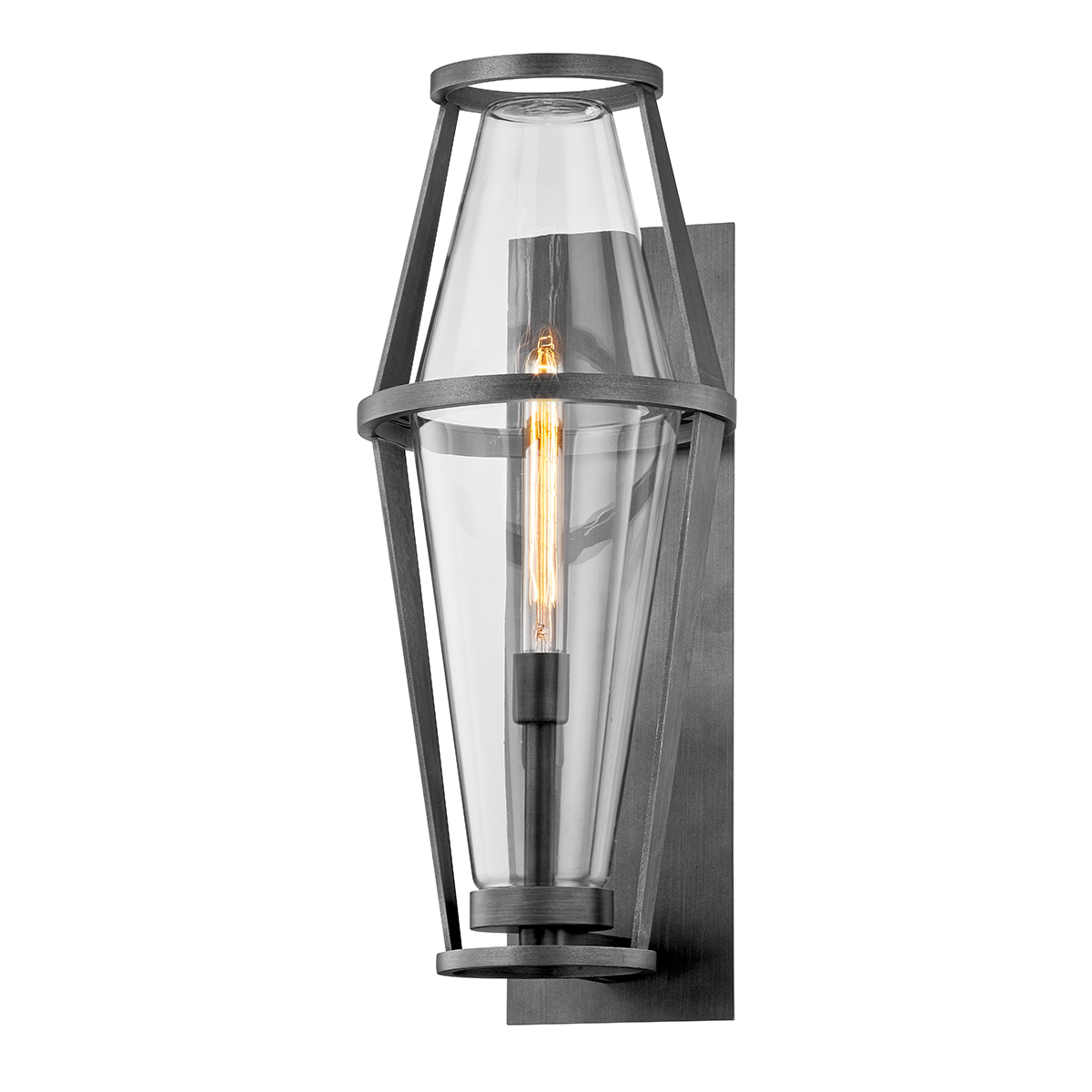 Prospect Exterior Wall Sconce 10.5" — a Troy wall sconce for bathrooms, hallways, and living rooms at Laurie Yapp Home.