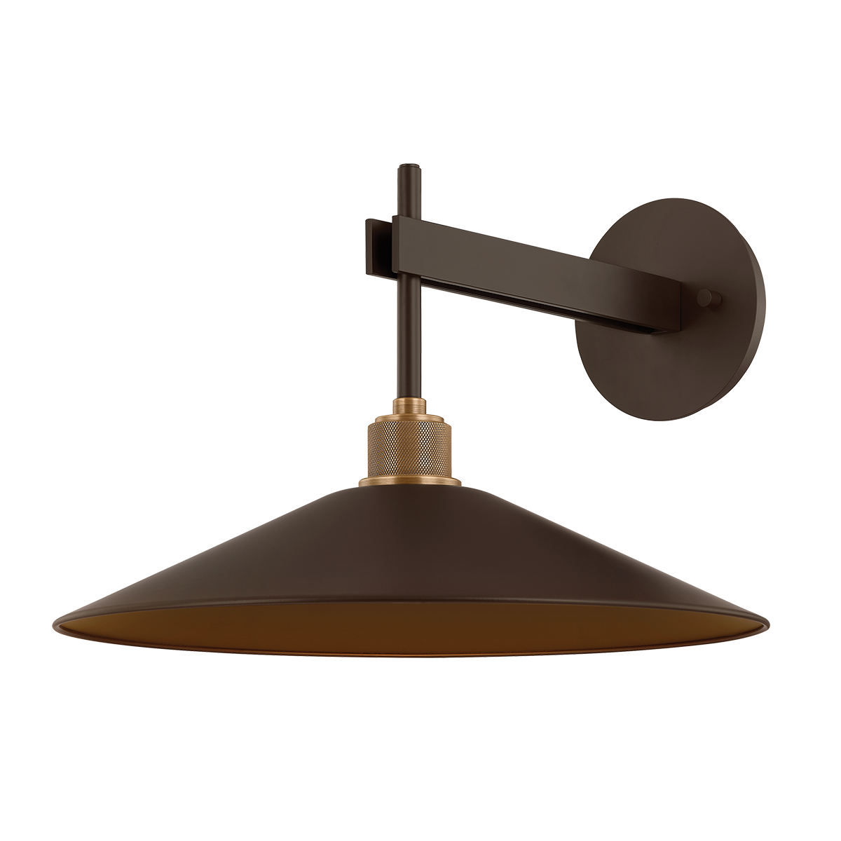 Harac Exterior Wall Sconce 15" — a Troy wall sconce for bathrooms, hallways, and living rooms at Laurie Yapp Home.
