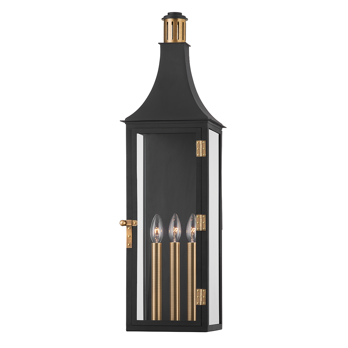 Wes Exterior Wall Sconce 8.75" — a Troy wall sconce for bathrooms, hallways, and living rooms at Laurie Yapp Home.