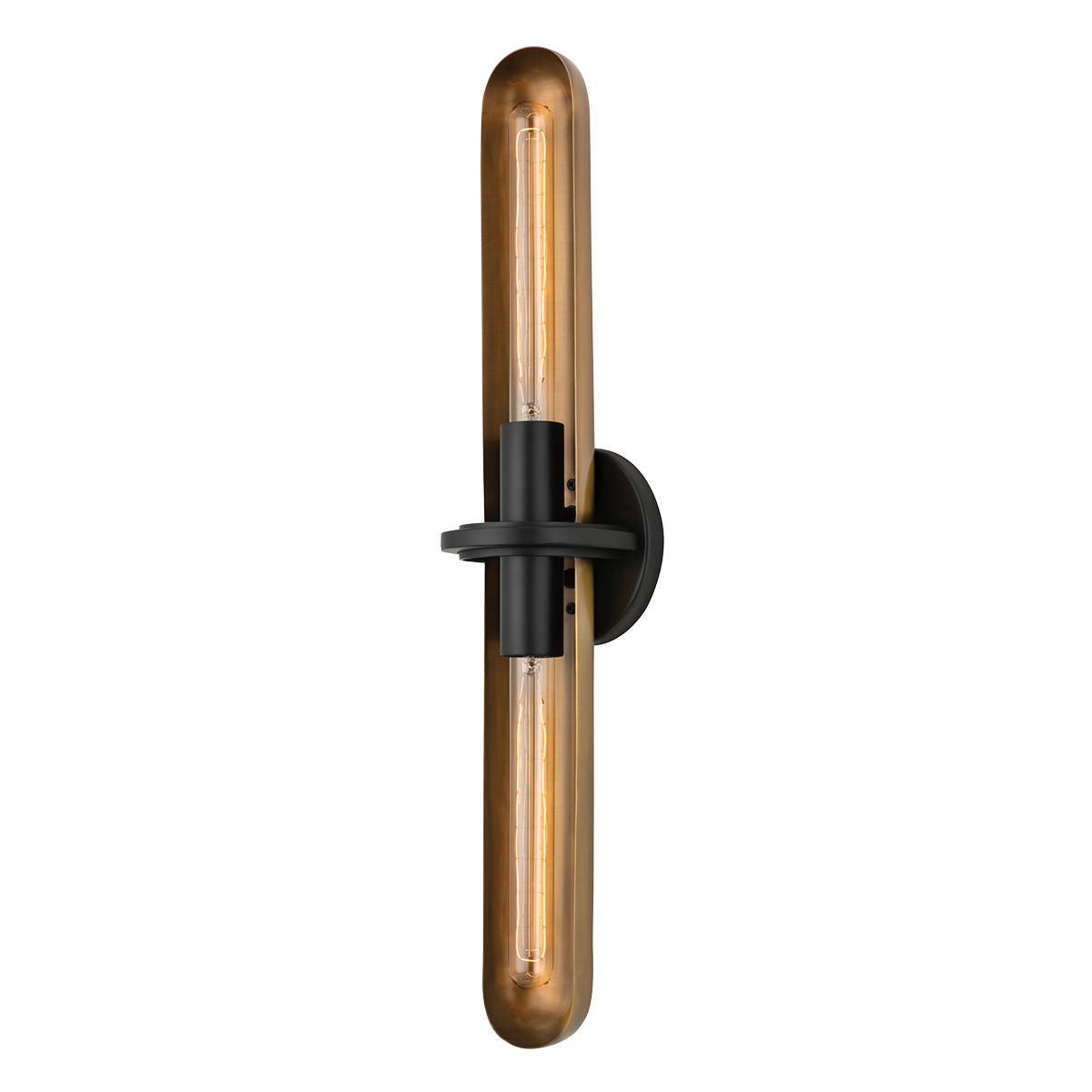 Tuscon Wall Sconce 5" x 25.5" — a Troy wall sconce for bathrooms, hallways, and living rooms at Laurie Yapp Home.