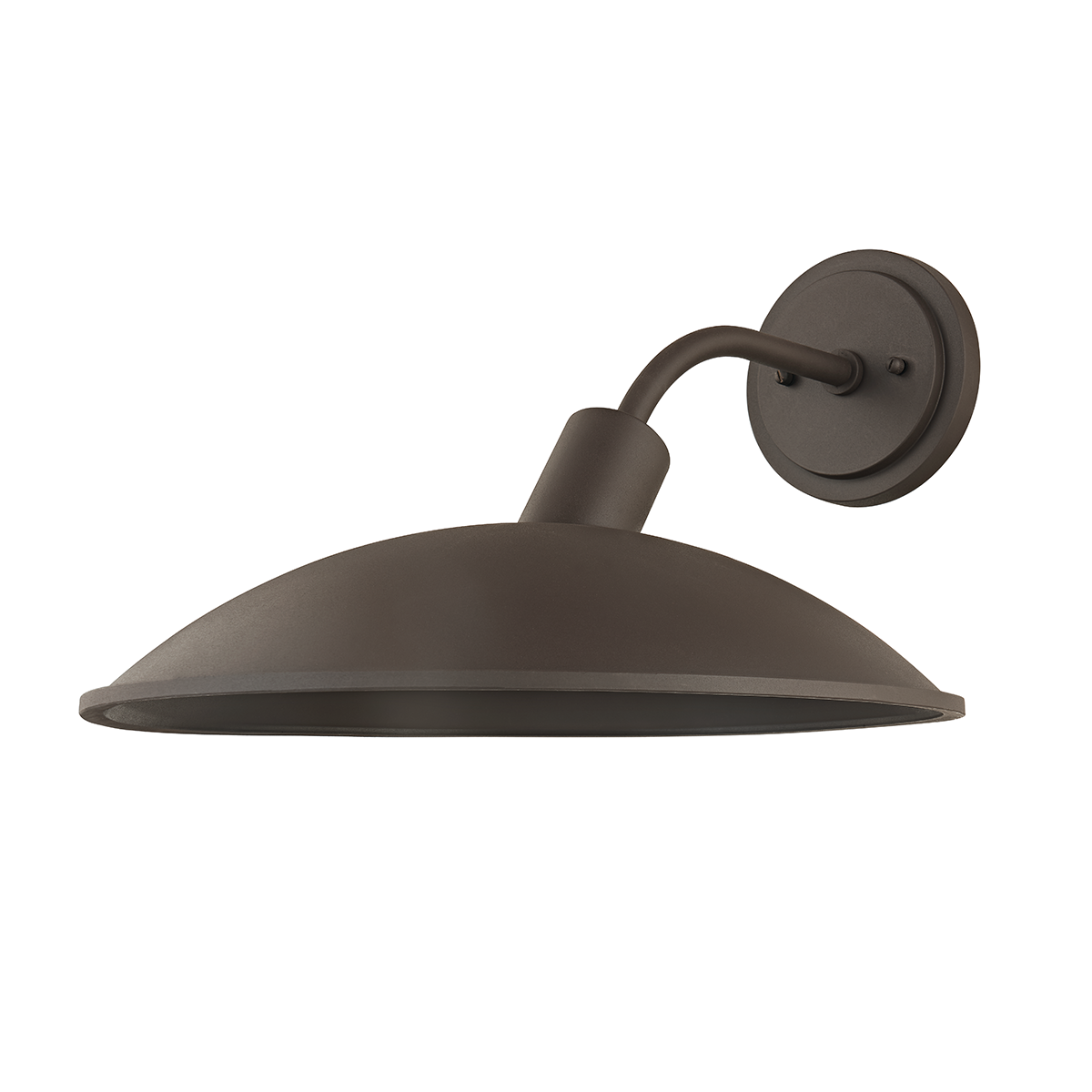 Otis Exterior Wall Sconce 15.5" x 10.75" — a Troy wall sconce for bathrooms, hallways, and living rooms at Laurie Yapp Home.