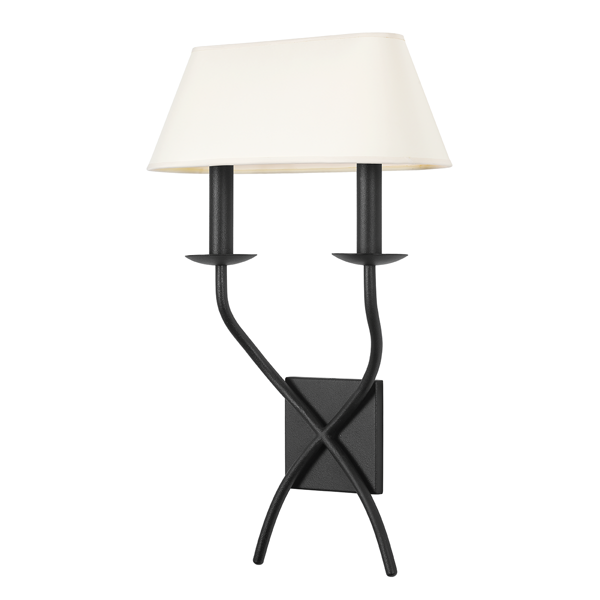 Lomita Wall Sconce 14" — a Troy wall sconce for bathrooms, hallways, and living rooms at Laurie Yapp Home.