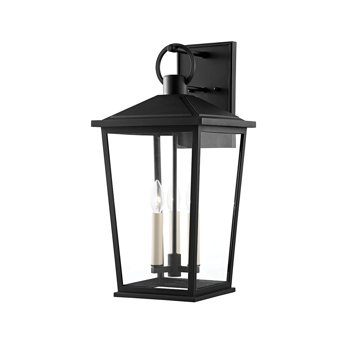 Soren Exterior Wall Sconce 11" x 23" — a Troy wall sconce for bathrooms, hallways, and living rooms at Laurie Yapp Home.