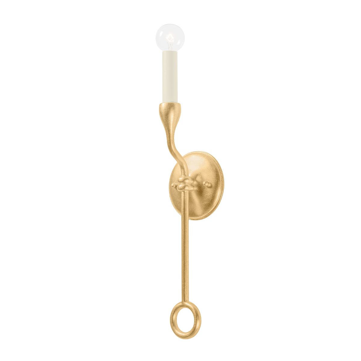 Orson Wall Sconce — a Troy wall sconce for bathrooms, hallways, and living rooms at Laurie Yapp Home.
