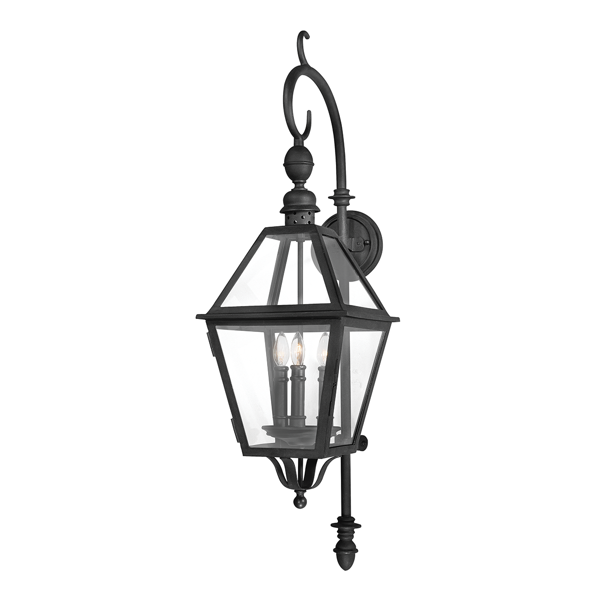 Townsend Exterior Wall Sconce 11" — a Troy wall sconce for bathrooms, hallways, and living rooms at Laurie Yapp Home.