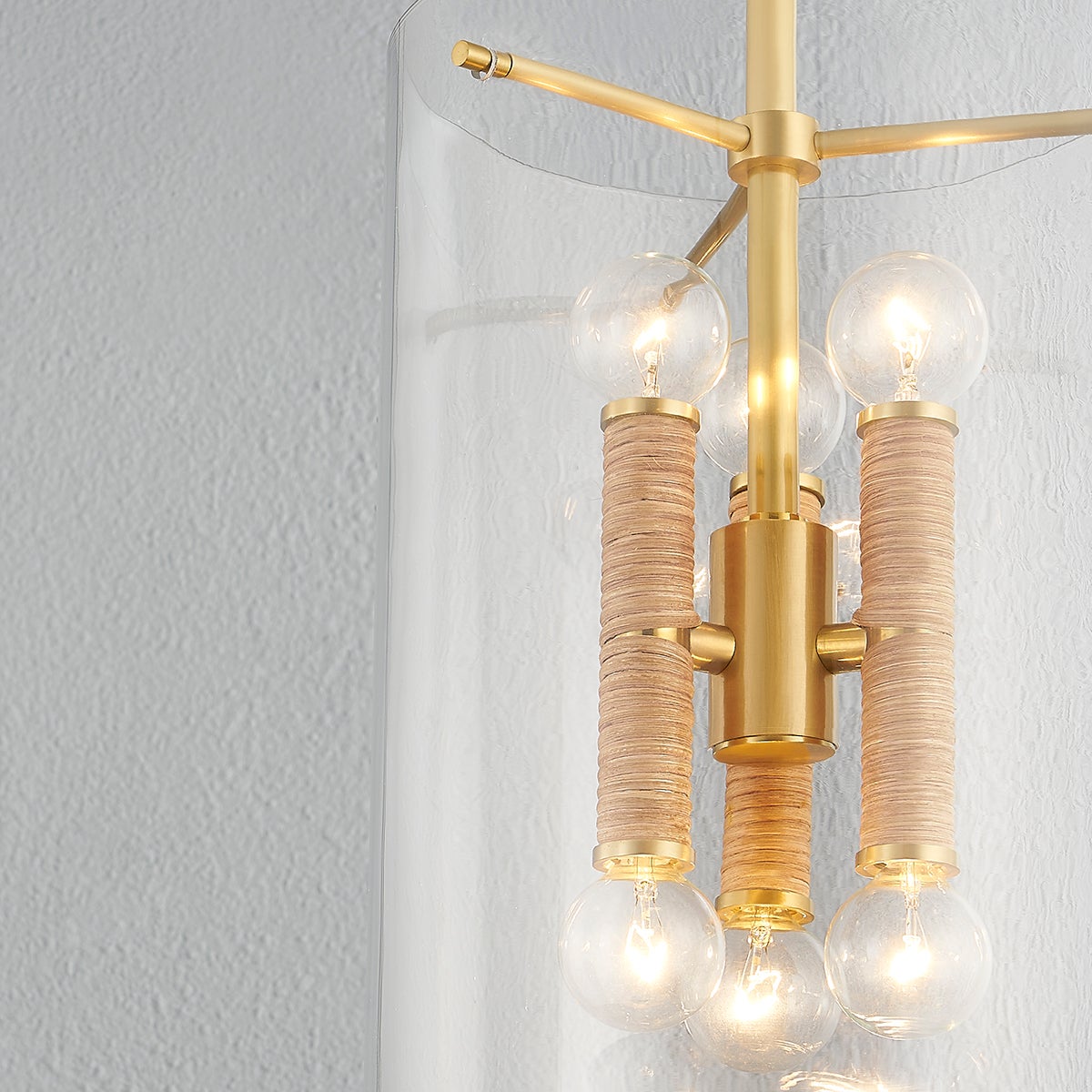 Barlow Lantern 11" in aged brass — a Hudson Valley lantern for entries, foyers, and covered porches at Laurie Yapp Home.