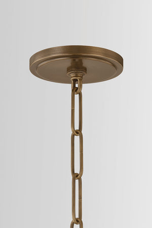 Barryville Pendant 15.75" shown from a second angle to highlight the shade shape and metal detail.