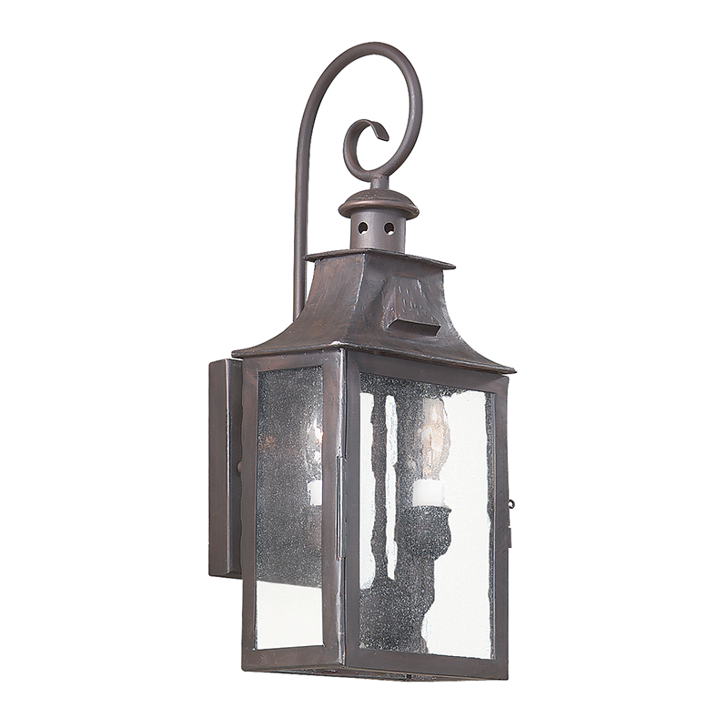 Newton Exterior Wall Sconce 7" — a Troy wall sconce for bathrooms, hallways, and living rooms at Laurie Yapp Home.