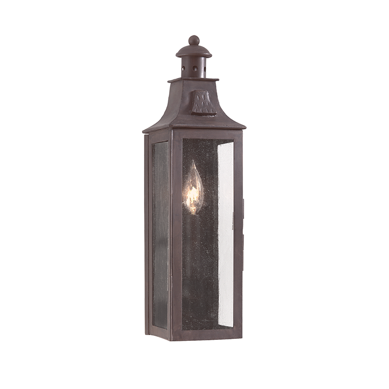 Newton Exterior Wall Sconce 5" — a Troy wall sconce for bathrooms, hallways, and living rooms at Laurie Yapp Home.