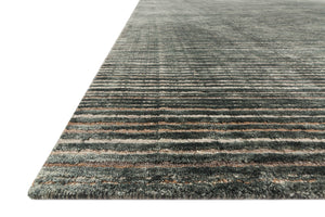 Side view of the Bellamy Lagoon rug.