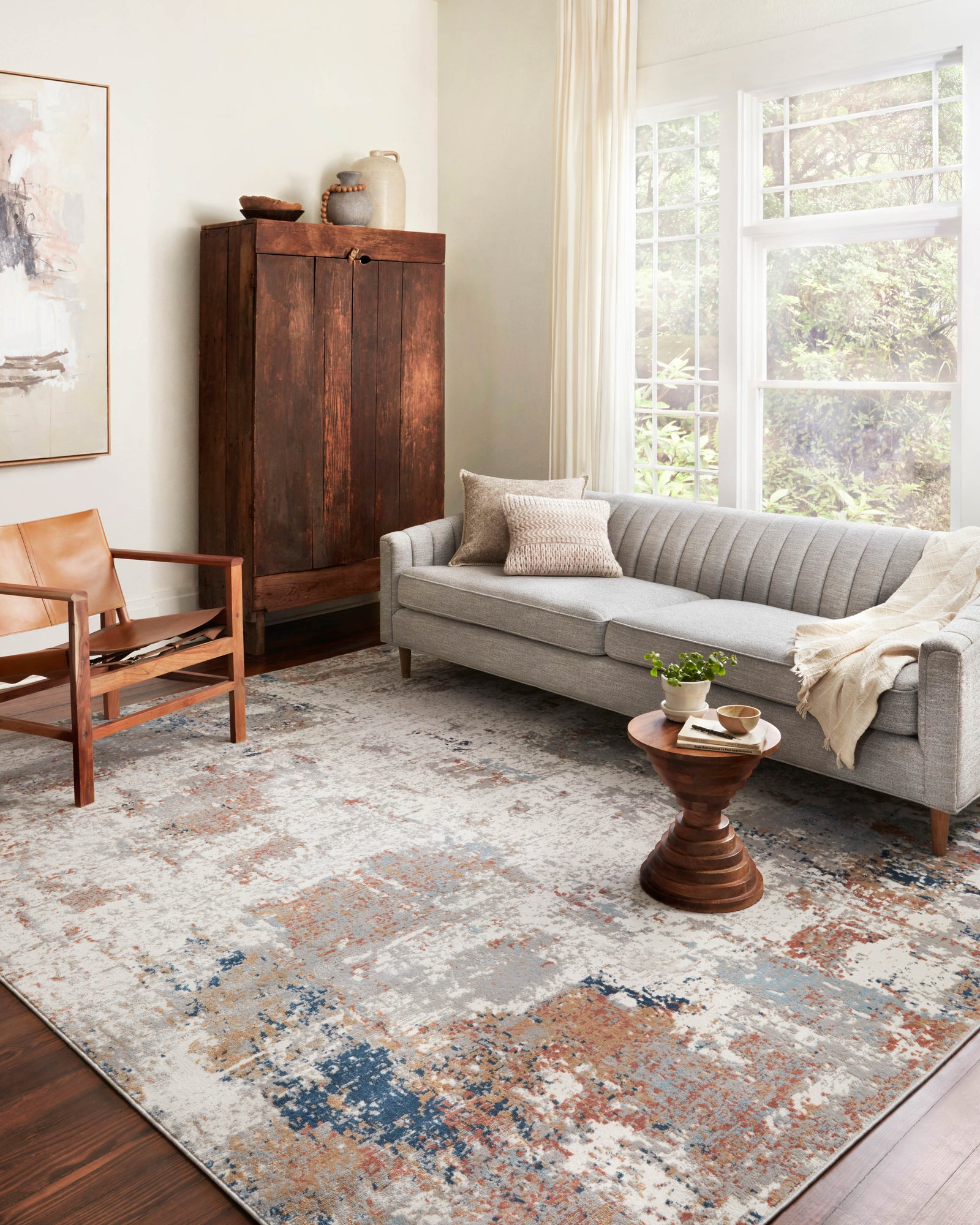 Bianca Ivory / Multi — a Loloi rug at Laurie Yapp Home.