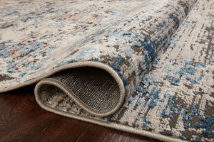 Close-up detail of the Bianca Granite / Multi showing its pile and weave.