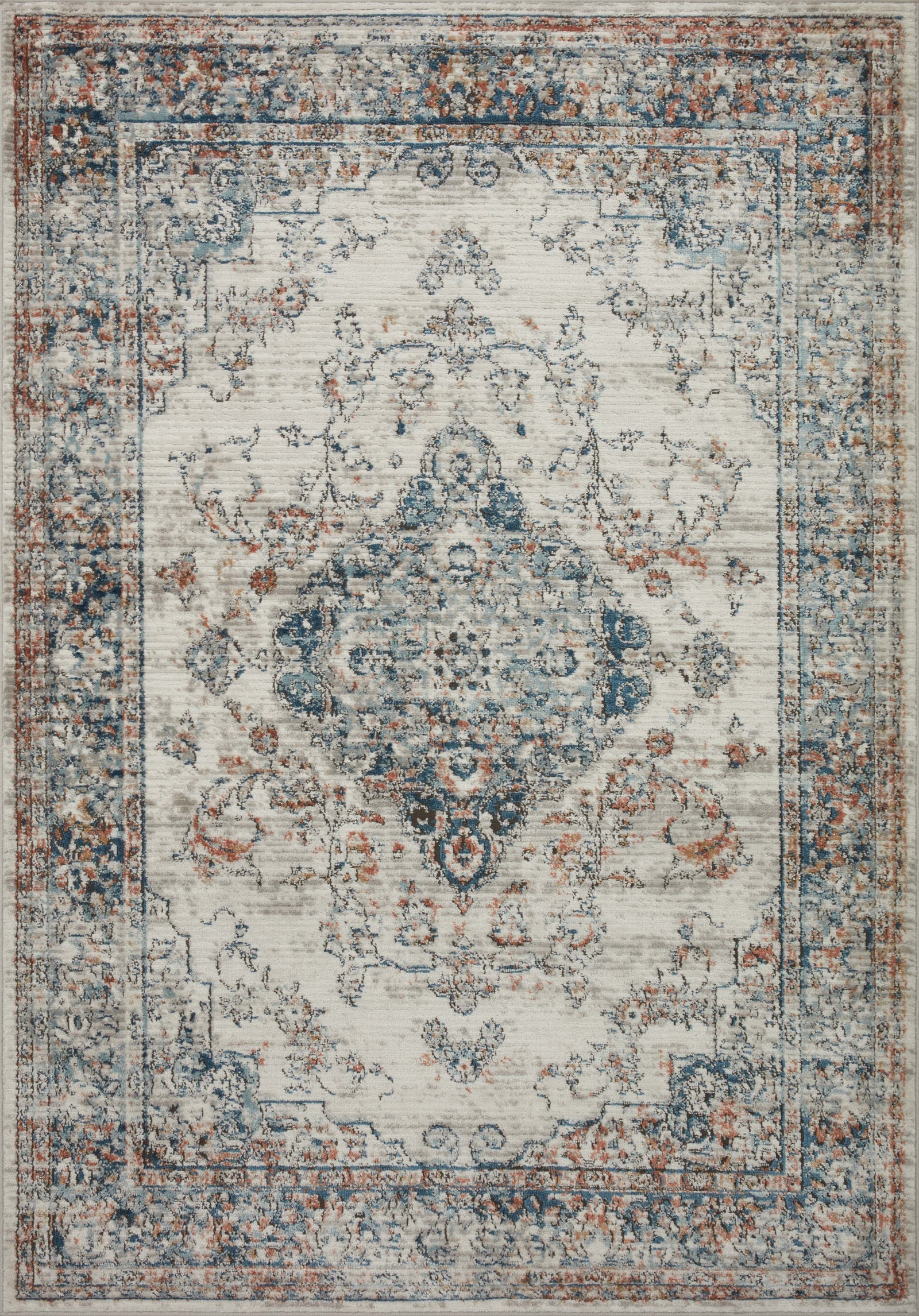 Bianca Ivory / Ocean — a Loloi rug at Laurie Yapp Home.