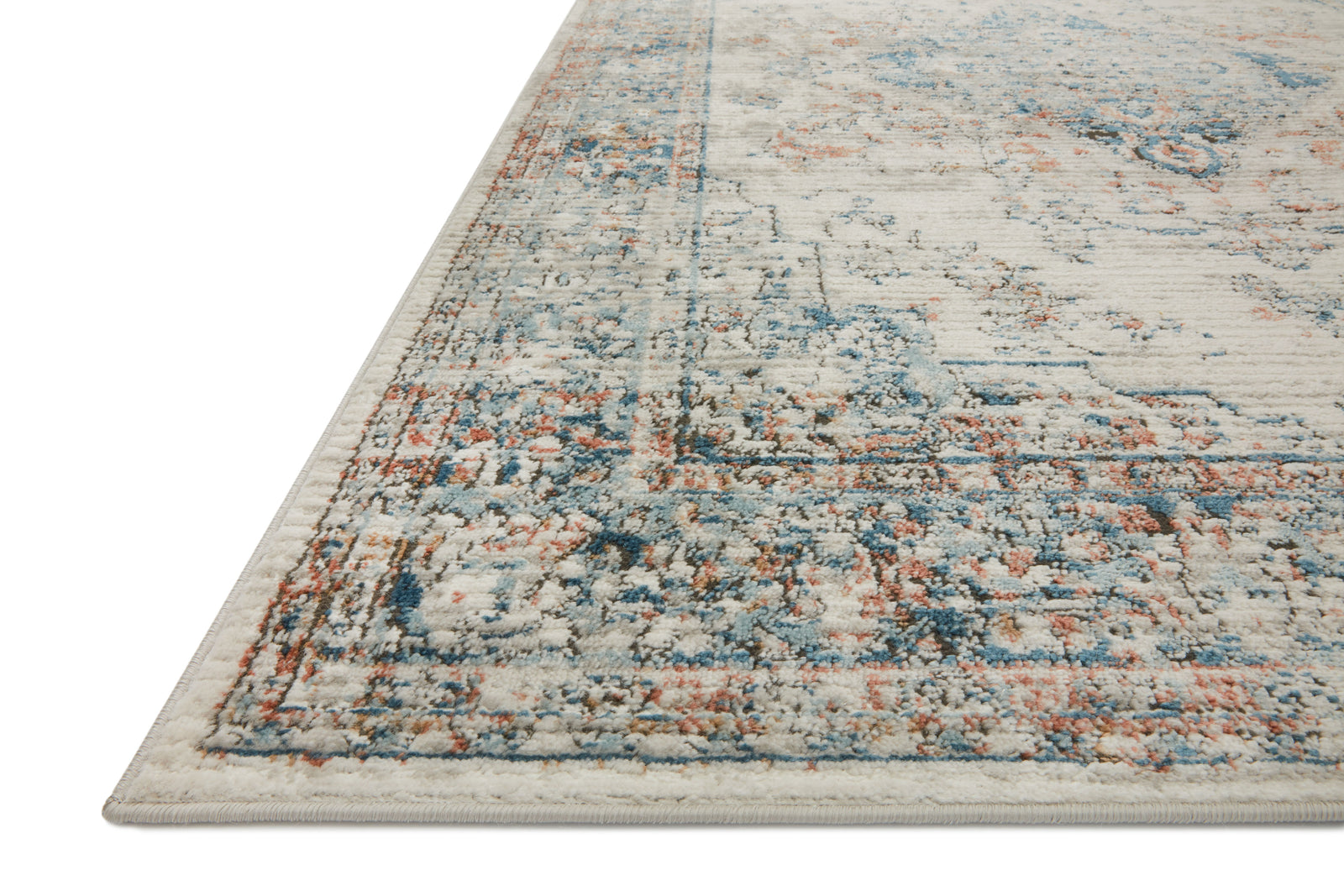 Bianca Ivory / Ocean — a Loloi rug at Laurie Yapp Home.