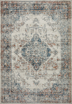 Bianca Ivory / Ocean — a Loloi rug at Laurie Yapp Home.