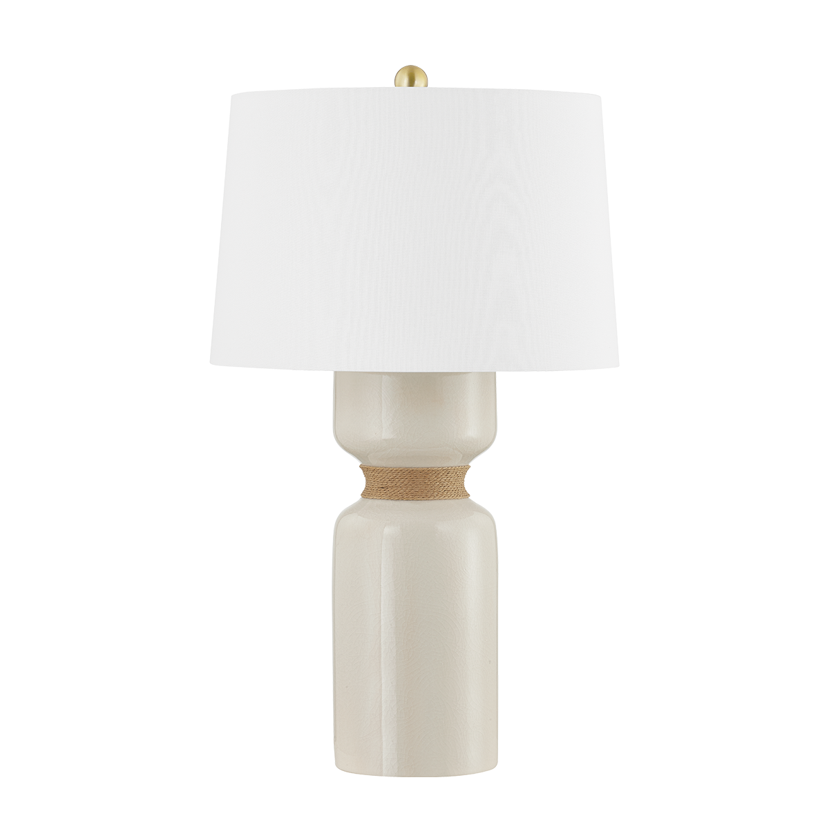 Mindy Table Lamp 16.75" in aged brass — a Hudson Valley table lamp for living rooms, entries, and bedrooms at Laurie Yapp Home.