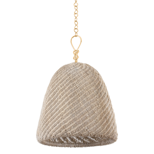 Reina Pendant 21" — a Hudson Valley pendant for kitchens, entries, and dining rooms at Laurie Yapp Home.