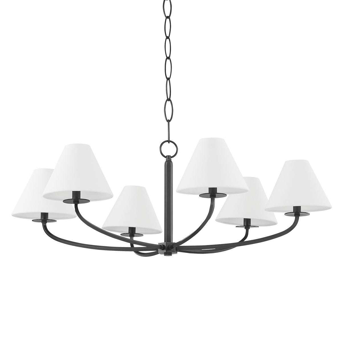 Stacey Chandelier 40.25" in aged brass — a Hudson Valley chandelier for dining rooms, entries, and living rooms at Laurie Yapp Home.