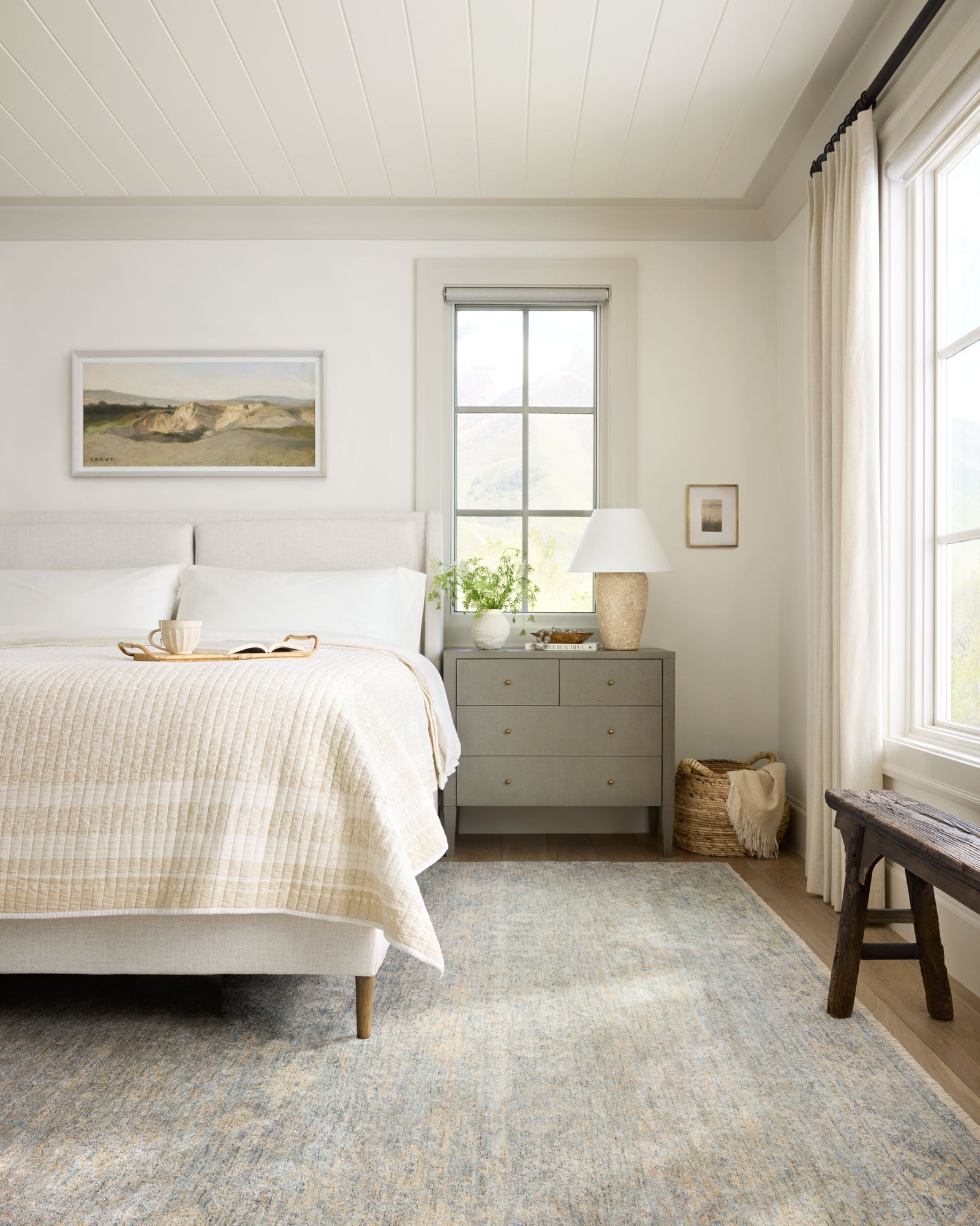Blake Sky / Beige — a Loloi rug at Laurie Yapp Home.