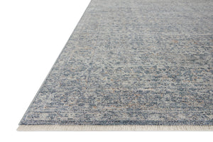 Blake Denim / Taupe shown from a different angle to reveal its pattern.