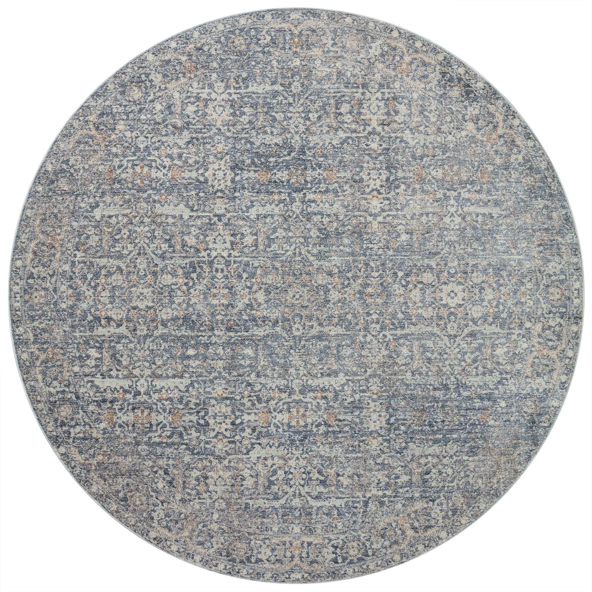 Blake Denim / Taupe shown from a different angle to reveal its pattern.