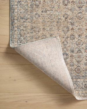 Blake Beige / Denim shown from a different angle to reveal its pattern.