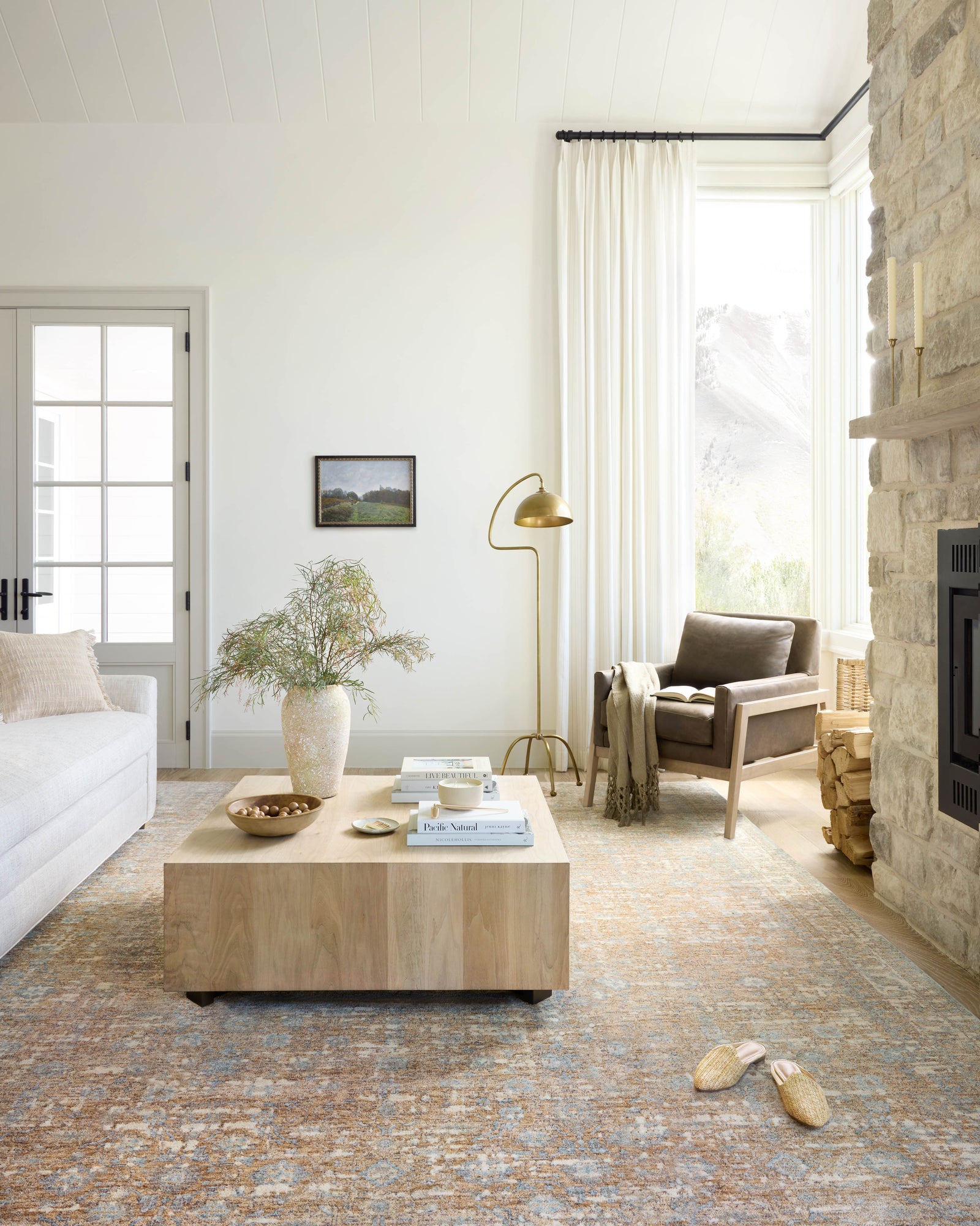 Blake Sand / Sky — a Loloi rug at Laurie Yapp Home.