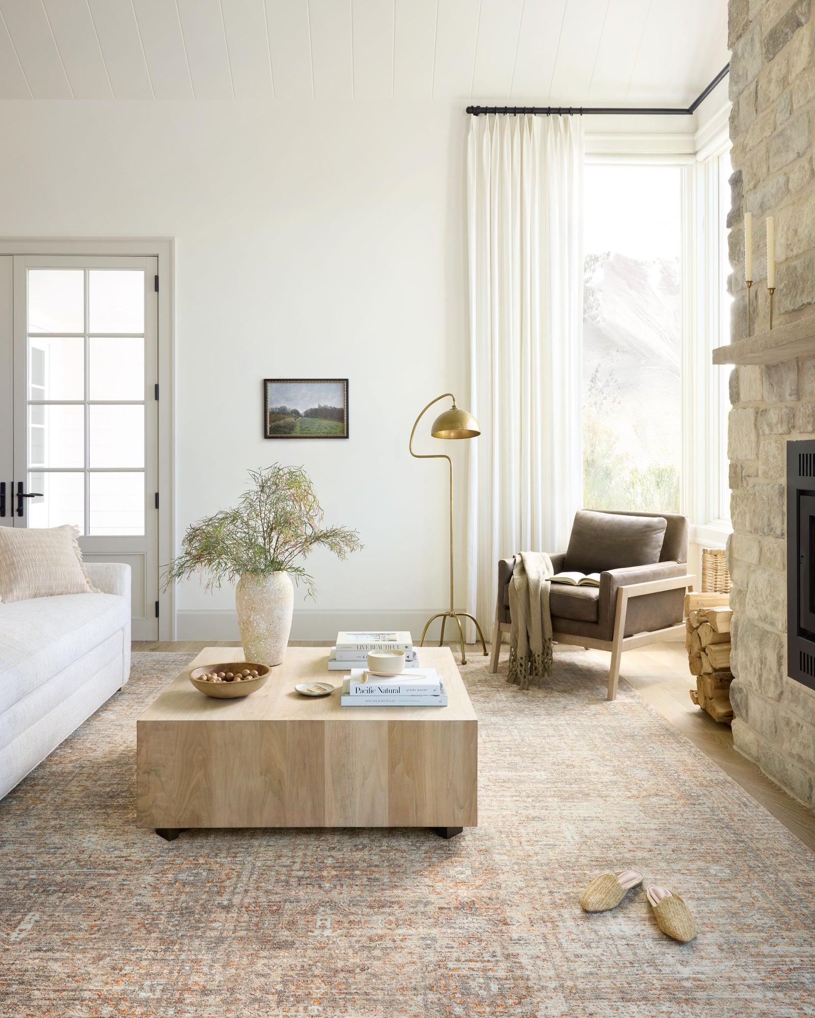 Blake Oatmeal / Spice — a Loloi rug at Laurie Yapp Home.