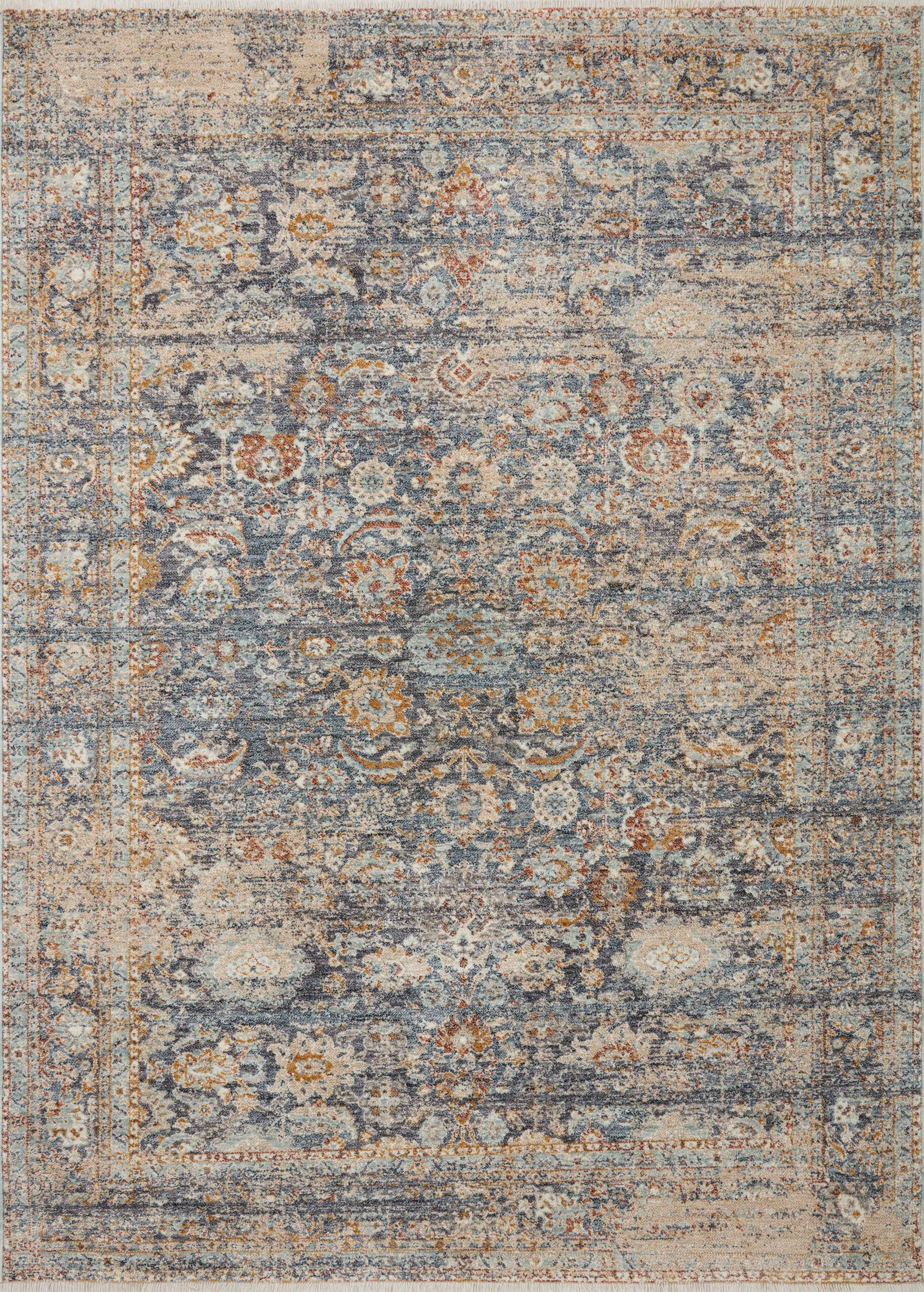 Blake Navy / Multi — a Loloi rug at Laurie Yapp Home.
