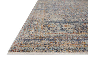 Blake Navy / Multi shown from a different angle to reveal its pattern.