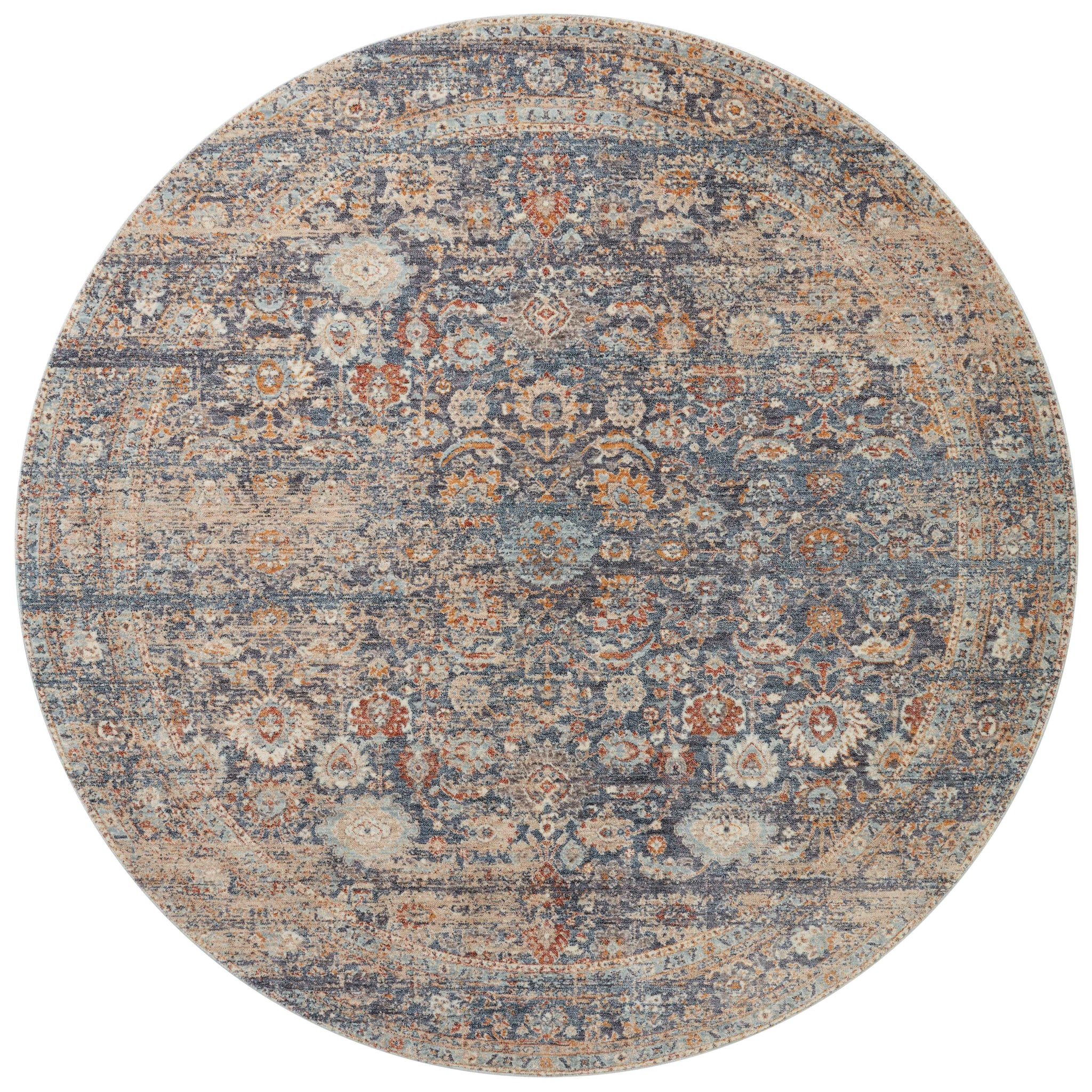Blake Navy / Multi shown from a different angle to reveal its pattern.