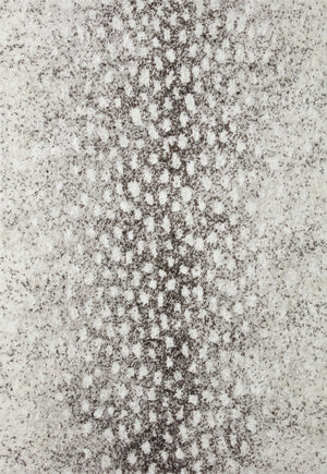 Bliss Shag Grey / White (Pattern 1) — a Loloi rug at Laurie Yapp Home.