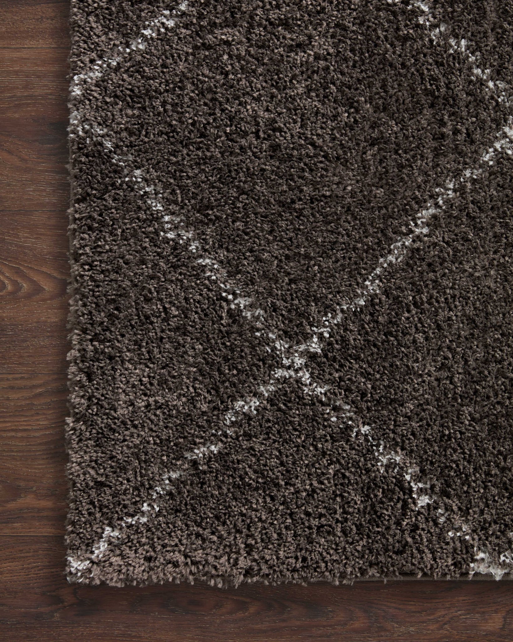 Bliss Shag Bark / Grey styled in a living room at Laurie Yapp Home.