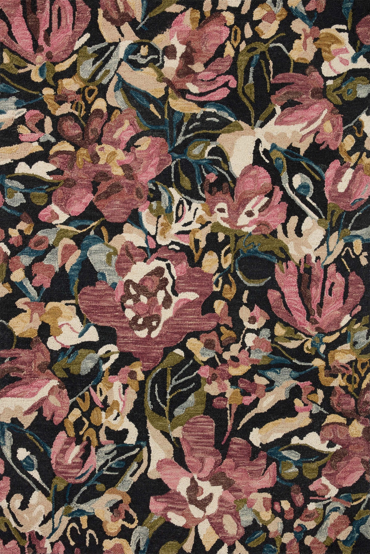 Belladonna Black / Berry — a Loloi rug at Laurie Yapp Home.