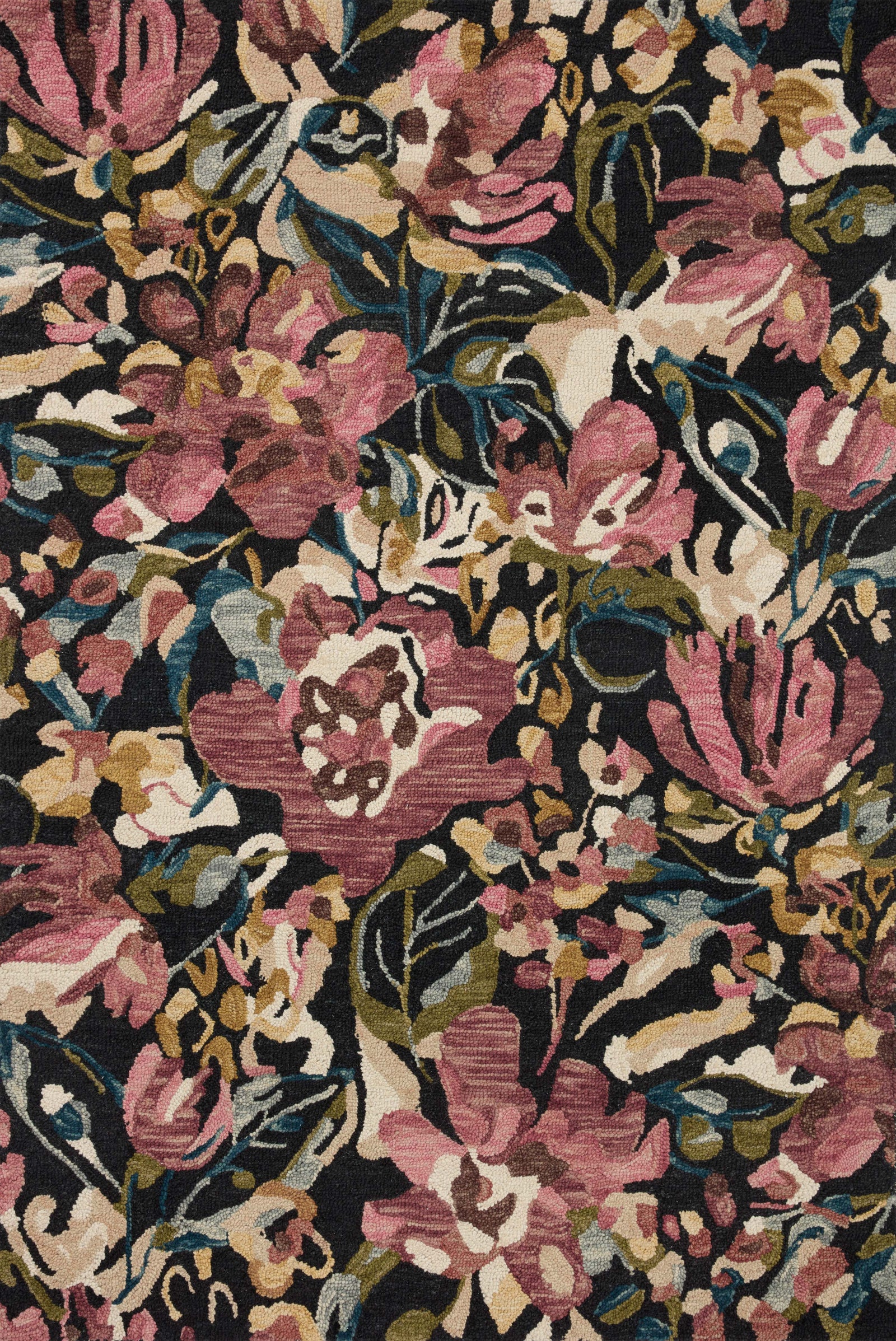 Belladonna Black / Berry — a Loloi rug at Laurie Yapp Home.