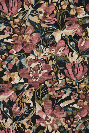 Belladonna Black / Berry — a Loloi rug at Laurie Yapp Home.