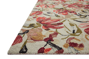 Belladonna Ivory / Raspberry shown from a different angle to reveal its pattern.