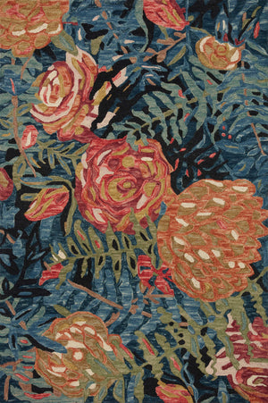 Belladonna Black / Fiesta — a Loloi rug at Laurie Yapp Home.