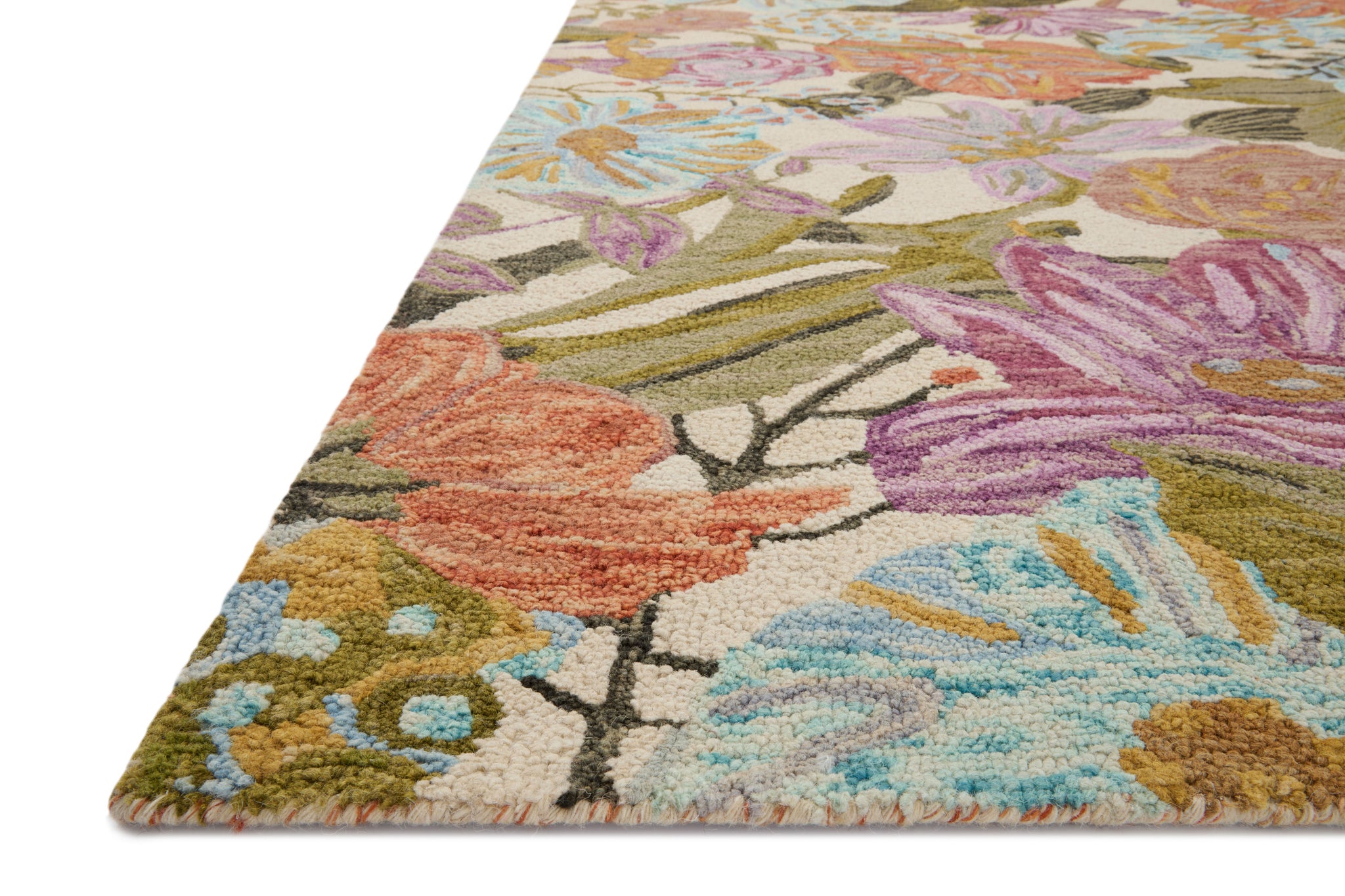 Belladonna Ivory / Multi shown from a different angle to reveal its pattern.