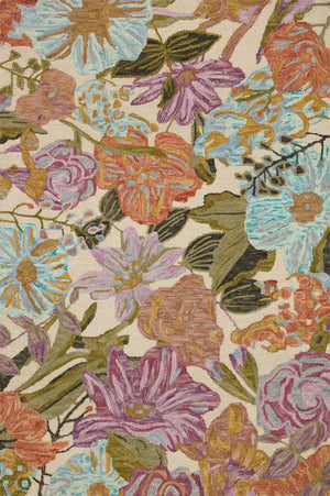Belladonna Ivory / Multi — a Loloi rug at Laurie Yapp Home.