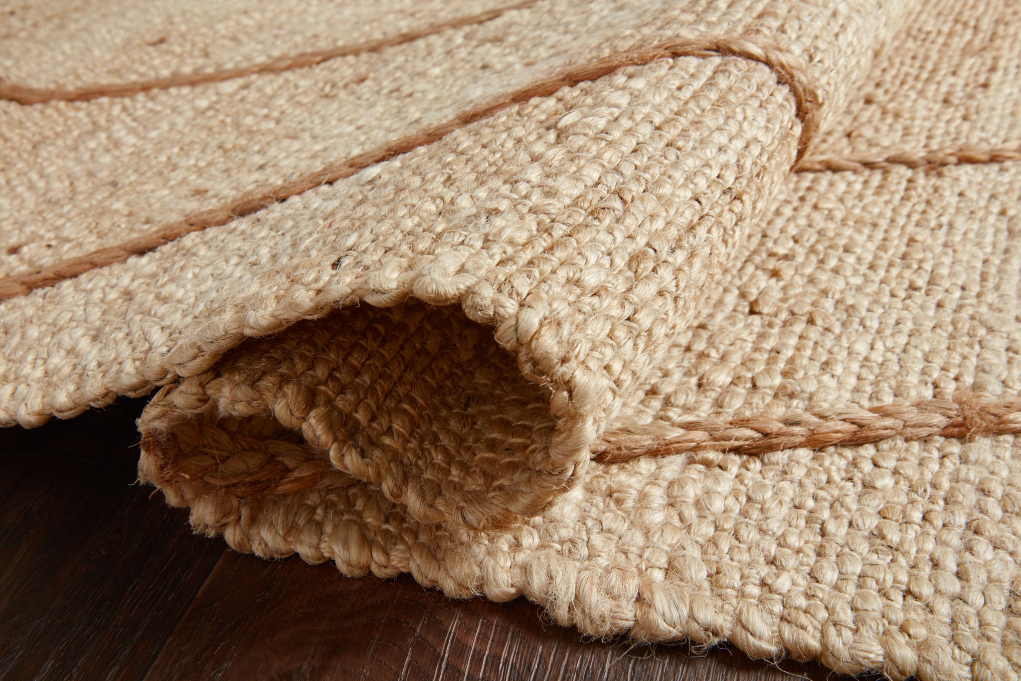 Bodhi Ivory / Natural (Pattern 2) shown from a different angle to reveal its pattern.