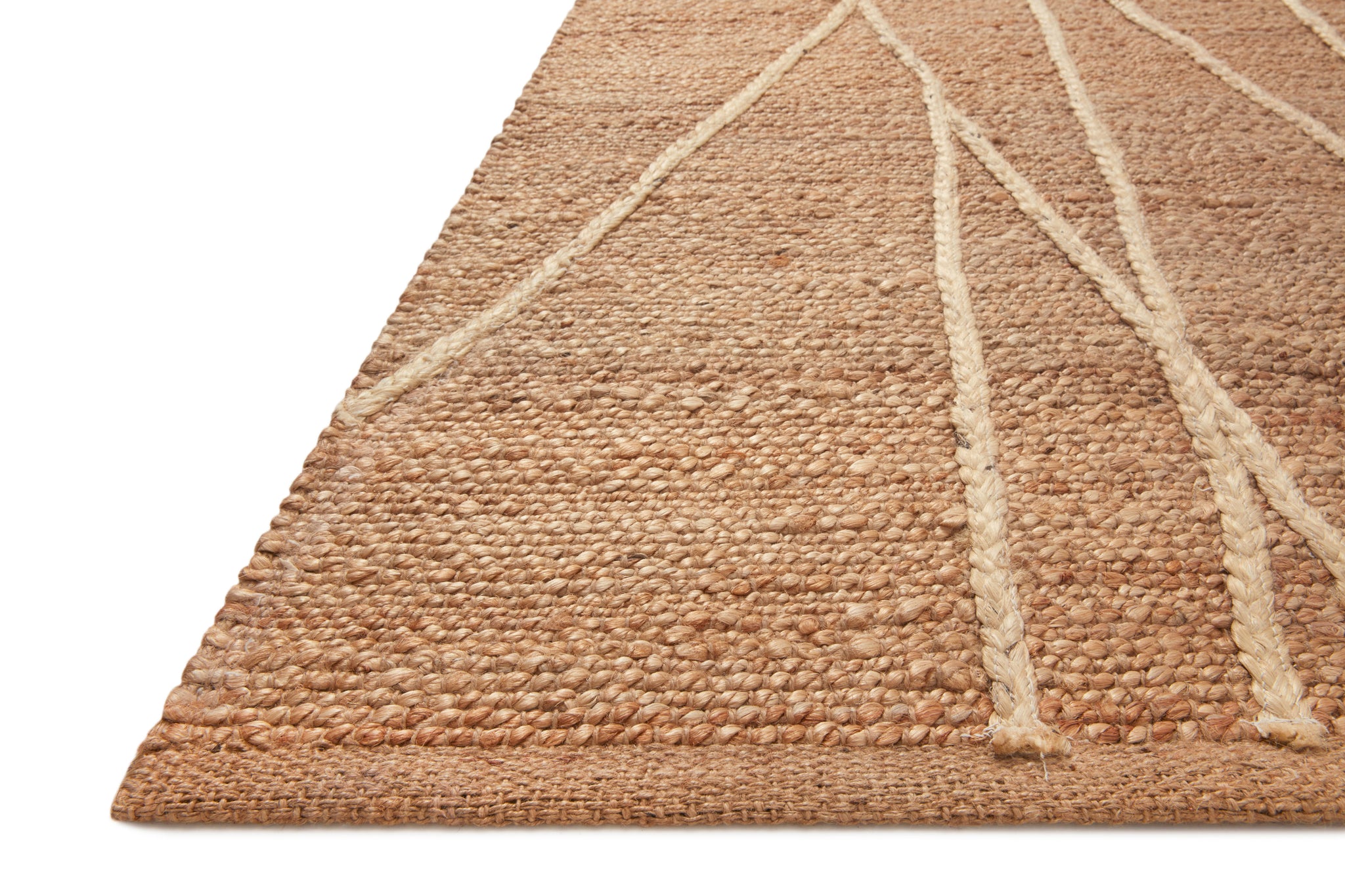 Bodhi Natural / Ivory shown from a different angle to reveal its pattern.