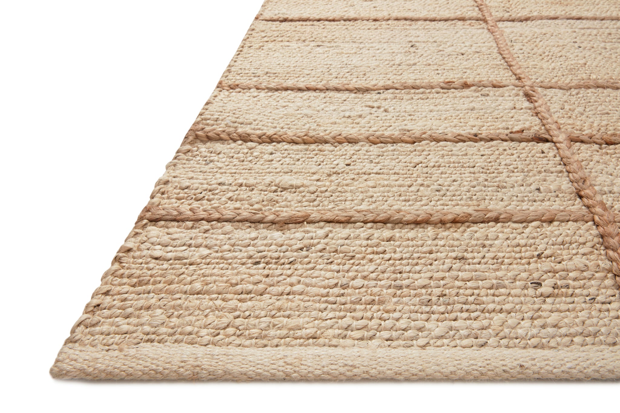 Bodhi Ivory / Natural (Pattern 3) shown from a different angle to reveal its pattern.